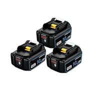 Batería de Litio de 8000mAh 18V for Herramientas eléctricas, Compatible con Makita baterías de Repuesto BL1815N, BL1820B, BL1830B, BL1840B, BL1850B, BL1860B(3PCS-8.0Ah)