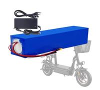 Batería De Litio De Alta Potencia De 72 V Y 18 Ah con Protección BMS, Batería Recargable De Iones De Litio 20S4P para Patinete Eléctrico, Incluye Cargador. XT60