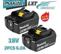 Batería de litio de repuesto Makita, 100% Original, 6Ah, 18V, BL1830B, BL1850B, BL1850, BL1840, BL1860, BL1815 Makita 6AhX1--10C