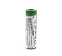 Batería de Litio INR 18650 VTC6 3000mAh - 30A - 3.7v | Pila Recargable Parte Superior Plana - Positivo Plano | - Linternas, mandos, videoportero + Funda o Caja Protectora plástica (1 Celda Flat Top)