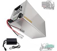 Batería de Litio LiFePO4 48 V, 30 Ah, 45, 52, 55, 70 Ah; batería fosfato Hierro y 60, 72 V; baterías para Motocicletas con Cargador.,72v45ah