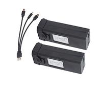 Batería de Litio para Dron, Alta Capacidad 3,7 V y 1800 MAh con Cable de Carga, Batería de Iones de Litio para Aerials y RC Helicópteros, para Profesionales y Aficionados