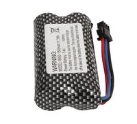 Batería de Litio RC de 1500 MAh para Coche Teledirigido sobre Orugas con Enchufe SM 3P, Diseñada con Voltaje de 7,4 V, Adecuada para Reemplazo