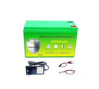 Batería de litio recargable de 12 V, 12800 mAh, 20000 mAh y 30000 mAh for juguetes infantiles, lámparas de emergencia y coches.(12V 20000mAh)