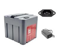 Batería de litio recargable de 36 V y 50 Ah con cargador y BMS integrado, adecuada for motores.