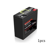 Batería de Litio Recargable de Ciclo Profundo LiFePO4 de 12 V y 20 Ah con BMS de 20 A, Compatible con energía Solar, eólica y buscador de Peces Marinos.(1battery 1charger)