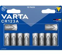 Batería De Litio Varta CR123A 3V Para Foto Blister 10 Piezas