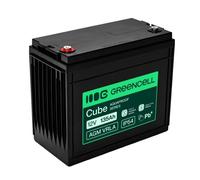 Batería de mantenimiento libre Green Cell AGM VRLA 12V 135Ah para barcos, fotovoltaica, paneles solares (341x173x287mm)