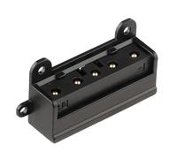 Batería de metal de cinco pines con montaje en V para iluminación de estudio y cámaras, transferencia de energía eficiente con conexión segura para placa de batería V