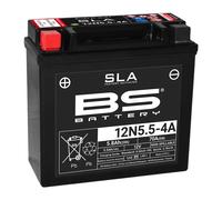 Batería de moto BS Battery SLA 12N5.5-4A - C (10Hr) - C (20Hr) 12 V / 5,5-5,8 AH