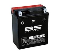 Batería de moto BS BTX7L-BS (YTX7L-BS) - Sin mantenimiento - 12 V 6 Ah - Dimensiones: 113 x 70 x 130 mm compatible con Suzuki GZ250 250 1999-2008