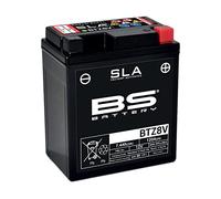 Batería de moto BS SLA BTZ8V (YTZ8V) AGM - Sin mantenimiento - 12 V 7 Ah - Dimensiones: 113 x 70 x 130 mm compatible con Kawasaki KLX250S, SF, Camo 250 2006-2020