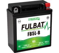 Fulbat - Batería de gel FB5L-B GEL /YB5L-B FULBAT SLA impermeable 5,3 AH 65 AMPS