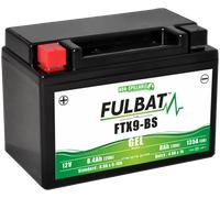 Fulbat - Batería Moto Gel YTX9-BS / FTX9-BS / WP9BS 12V 8Ah