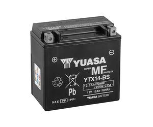 Batería de Moto YUASA YTX14-BS 12Ah 12V