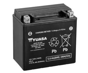 Batería de Moto YUASA YTX14L-BS 12Ah 12V