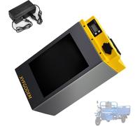 Batería de Motocicleta 72 V, batería Litio Repuesto voltios con Cargador, indicador energía y asa portátil.,72v 90ah