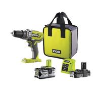 Batería de percusión Ryobi R18PD3-0 Taladro atornillador 18V 50Nm (4.0+2.0) Ah