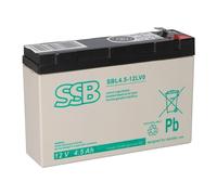 Batería de plomo 12 V 4,5 Ah AGM compatible con UP-VW1220P1 UPC UPC U.a. F2 6,3 mm Faston - Larga duración - No requiere mantenimiento - fiable