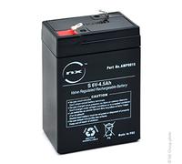 Batería de Plomo 6 V 4,0 Ah - AGM acumulador 6 V 4 A