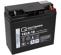 Batería De Plomo AGM GEL VdS Marca 12V 18Ah Para Cortacésped De Asiento 17Ah USV