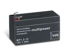 Batería de plomo (multipower) MP1,2-12 VDs, 12 V, ácido plomo
