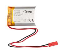 Batería de polímero de Litio LP103040 de 3,7 V, 1200 mAh, AKYGA AKY0663, batería de polímero de Litio PCM JST de 2 Pines, Conector de 2,54, 15 cm