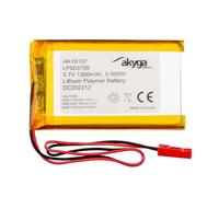 Batería de polímero de Litio LP503759 de 3,7 V, 1350 mAh, AKYGA AKY0107 Li-Po PCM JST de 2 Pines, Conector de 2,54 15 cm