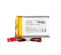 Batería de polímero de Litio LP523450 de 3,7 V, 900 mAh, AKYGA AKY0620 Li-Po, PCM JST, Conector de 2 Pines, 2,54, 15 cm