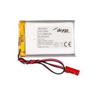 Batería de polímero de Litio LP573450 de 3,7 V 980 mAh AKYGA AKY0081 Li-Po PCM JST 2 Polos Conector 2,54 15 cm