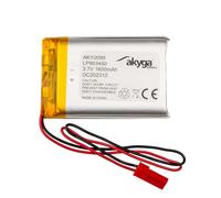 Batería de polímero de Litio LP903450 de 3,7 V, 1600 mAh, AKYGA AKY0099 Li-Po, PCM JST, Conector de 2,54, 15 cm