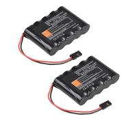 Batería De Receptor De Radio De 6 V, Compatible Con Futaba RC, Coche De Juguete, Avión, Helicóptero, Servocontrolador, Transmisor De Radio(2pcs)