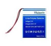 Batería de reloj deportivo de gran capacidad de 650 mAh compatible con reloj deportivo Polar V800 compatible con Datakam G5 Real Rro de repuesto V800 (502530 2 línea), con kits de herramientas