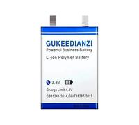 Batería de reproductor de música mejorada de 6500 mAh m11 Plus (solo celda), compatible con FIIO M11 Plus HiFi Music MP3, celdas de altavoz, polímero de iones de litio de alta capacidad, con kit de