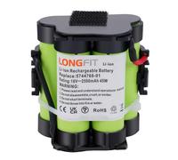 Batería de Repuesto 18V 2,5Ah Compatible con Cortacésped Robótico Gardena R38Li, R40Li, R45Li, R50Li, R70Li, R75Li, R80Li, Husqvarna Automower 105 305 308 308X, Flymo 1200R, McCulloch Rob R600 R800