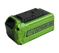 Batería De Repuesto 40V 6000mAh Li Ion Compatible Con GreenWorks G Max Para Cortacésped Sin Cable Soplador Motosierra Recortadora Jardín 29462 29472 29282(1PCS)