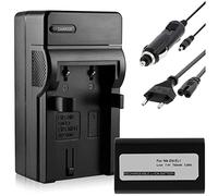 Batería de repuesto + cargador de coche compatible con Nikon EN-EL1, NP-800, Nikon Coolpix 5700, 8700, Konica Dimage A200.