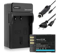 Batería de repuesto + cargador de coche compatible con Pentax D-Li90, Pentax 645D, 645Z, K-1, K-01, K-3, K-3 II, K-5, K-5 II (s), K-7