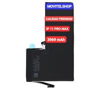 Batería de Repuesto Compatible para el iPhone 11 Pro MAX | Gran Capacidad 3969 mAh | Iones de Litio | 3,82 V | Calidad Original | Adhesivo Incluido