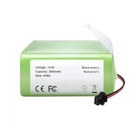 Batería de Repuesto de 14.4v 2800mAh, Compatible con Ecovacs Deebot. N79 N79S DN622 &, Compatible con Eufy RoboVac. 11, 11S, 12, 15C, 15T, 35C, G10.