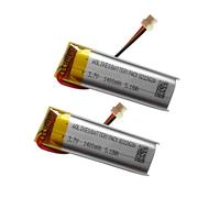 Batería de repuesto de 1400 mAh para Sena Spider RT1 Bluetooth Sistema de Comunicación SP130 Batería Sena 50R 3 Botones Moto Bluetooth Auriculares SP128 Batería _ 2 Piezas