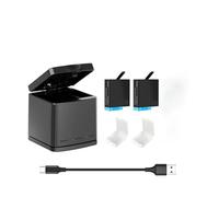 Batería De Repuesto De 1750 MAh, Compatible con GoPro, Accesorios For Cámara De Acción Hero 5 6 7 8 Black(1C2B)