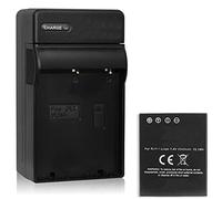 Batería de Repuesto de 2040 mAh + Cargador (Coche, Red) Compatible con Olympus BLH-1 BLH1 para Olympus OM-D E-M1 Mark II OM-D E-M1X (Completamente descodificado, Compatible con Tiempo restante).