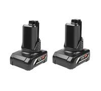 Batería de repuesto de iones de litio de 12 V y 6 Ah compatible con las baterías de herramientas eléctricas inalámbricas Bosch BAT420, BAT411, BAT412, 2607336013 y 2607336014.(2PCS 6.0Ah)