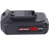 Batería de repuesto para atornillador de impacto 18 v 2 ah dino kraftpaket