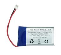 Batería de repuesto para auriculares inalámbricos Plantronics Savi Office WH300, WH350, Savi W410, Savi W420, W710, W710-M, Savi W720, W720-M, SC60, Supra Plus (300 mAh)