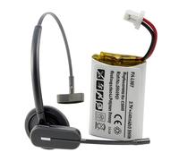 Batería de repuesto para auriculares Plantronics CS540 C054 inalámbricos para 86180-01, PL-86180-01 y 84479-01, batería recargable de polímero de litio, LI-POL, 140 mA