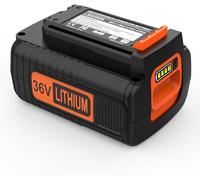 Batería de repuesto para Black and Decker 36 V-40 V, para herramientas eléctricas LBXR36, LBX36, LBX2040, LBX2540, LBX1540, LBXR2036, LBXR36-2, LST540, LCS1240, LST136W, batería de litio de 1,5 Ah Y