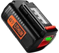 Batería de repuesto para Black and Decker de 40 V, para herramientas eléctricas LBXR36, LBX2040, LHT2436, LST136, LST540, BLA2040-30, batería de iones de litio de 1,5 Ah (2000 mAh, 1 unidad)