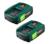 Batería de repuesto para Bosch PBA PSB PSR (2 unidades, 3500 mAh, 18 V, para herramientas Green House y Gardena 18 V, batería Gardena de 18 V, no compatible con la aspiradora Bosch Unlimited Serie)